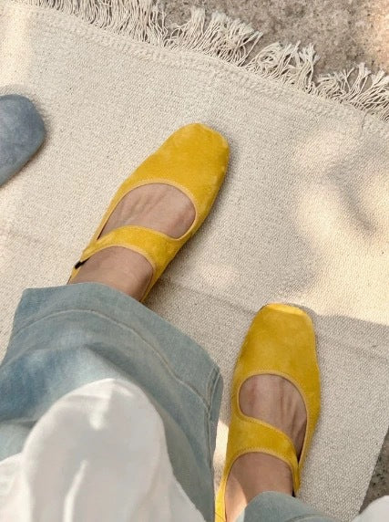 Damen Komfortable Ballerinas mit eleganten Cut-Outs Nord Taschen