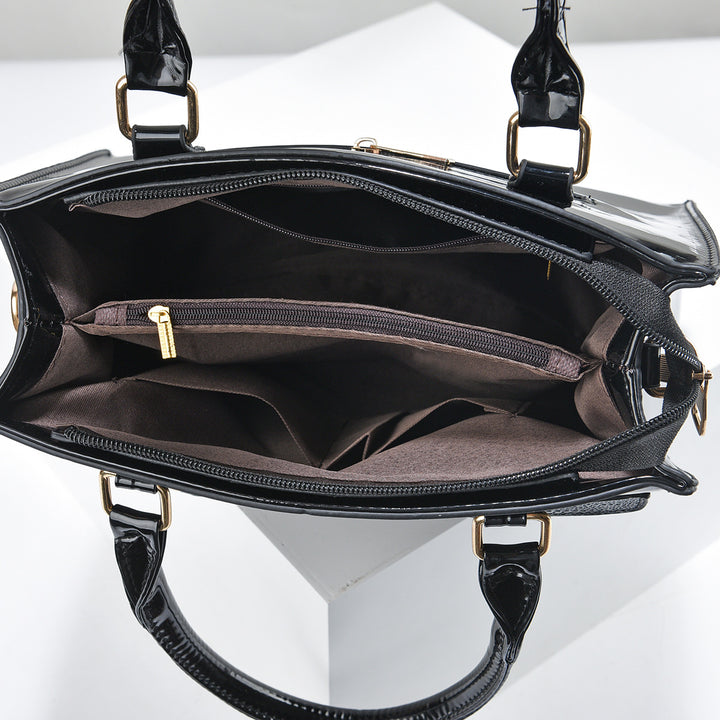 Damen elegante Handtasche mit strukturiertem Mustermix Nord Taschen