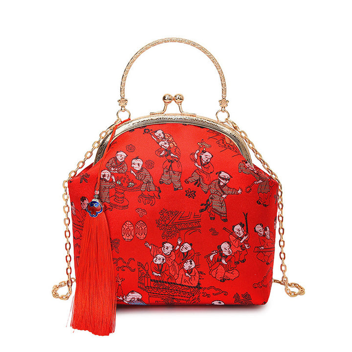 Damen elegante Umhängetasche mit verspieltem Design Nord Taschen