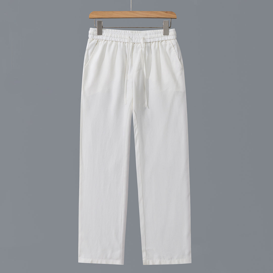 Herren Lässige Baumwoll-Chino mit elastischem Bund und Kordelzug Nord Taschen