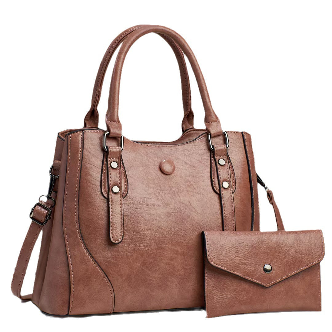 Damen Handtasche mit robustem Design und abnehmbarer Mini-Clutch Nord Taschen