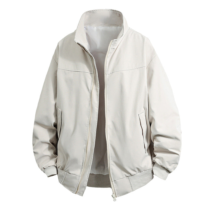 Herren Übergangsjacke mit hohem Kragen und praktischen Reißverschlusstaschen Nord Taschen