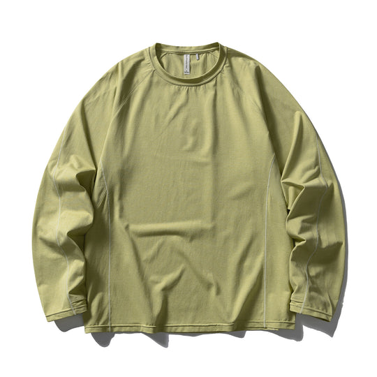 Unisex Leichtes technisches Longsleeve mit Raglanärmeln und Kontrastnähten Nord Taschen