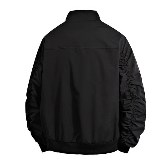 Herren Übergangsjacke mit hohem Kragen und praktischen Reißverschlusstaschen Nord Taschen