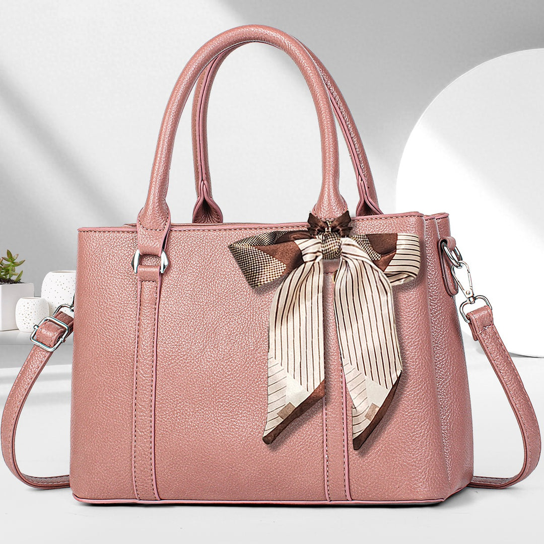 Damen modische Handtasche mit dekorativem Schleifenakzent Nord Taschen