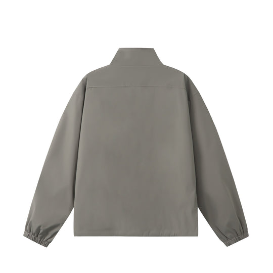 Unisex Leichte, Packbare Funktionsjacke im Oversize-Boxy-Schnitt mit Stehkragen Nord Taschen
