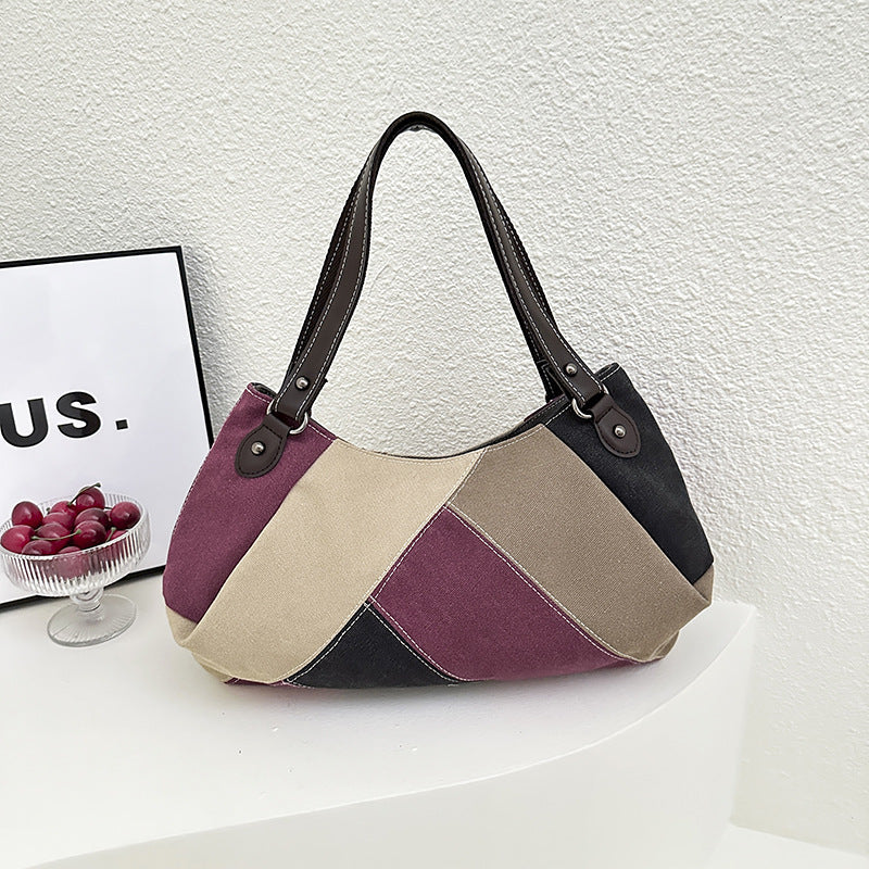 Damen moderne Schultertasche mit geometrischem Design Nord Taschen