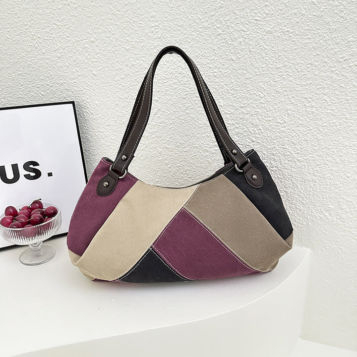 Damen moderne Schultertasche mit geometrischem Design Nord Taschen