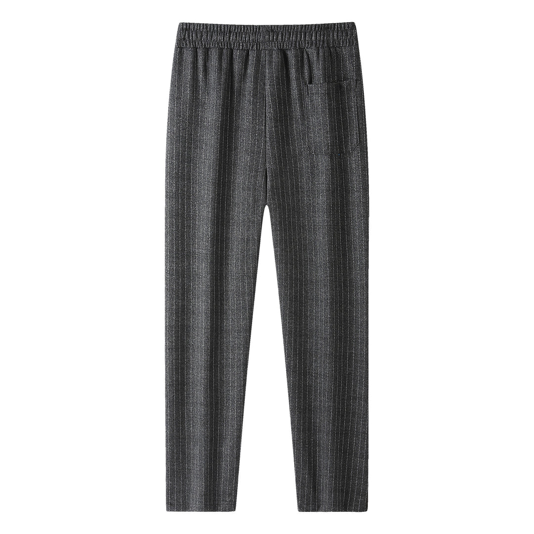 Damen Strick-Jogger mit Tunnelzug und feinem Nadelstreifen Nord Taschen