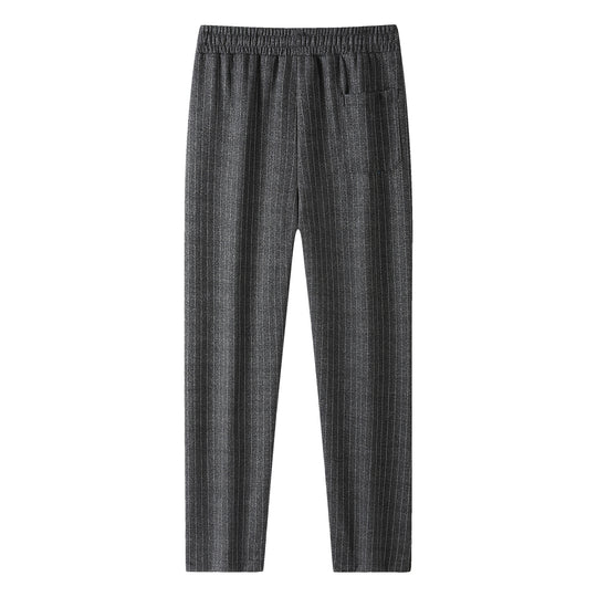 Damen Strick-Jogger mit Tunnelzug und feinem Nadelstreifen Nord Taschen