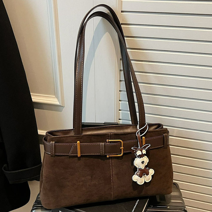 Damen Henkeltasche mit stilvollem Tieranhänger Nord Taschen