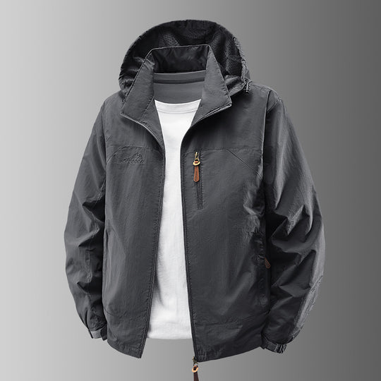 Herren Leichte Waterproof Übergangsjacke Nord Taschen