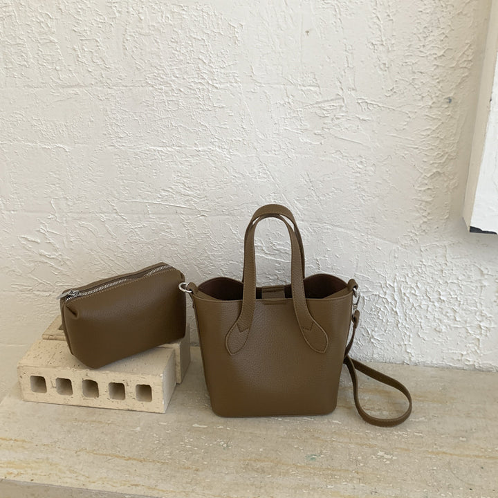 Damen Mini-Umhängetasche mit abnehmbarem Kosmetiktäschchen Nord Taschen