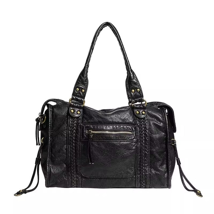 Damen Tragetasche mit eleganten Details und robustem Reißverschluss Nord Taschen