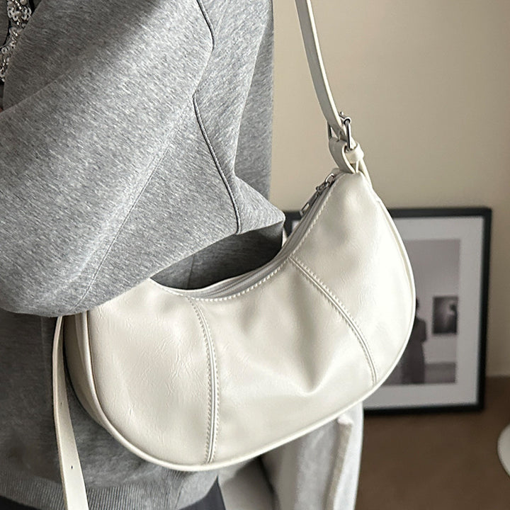 Damen Handtasche mit strukturiertem Kunstleder und verstellbarem Schulterriemen Nord Taschen