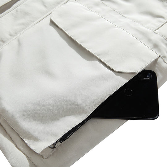Herren Parka mit abnehmbarer Kapuze und Kunstfellbesatz, wind- und wasserdichte Thermoisolierung Nord Taschen