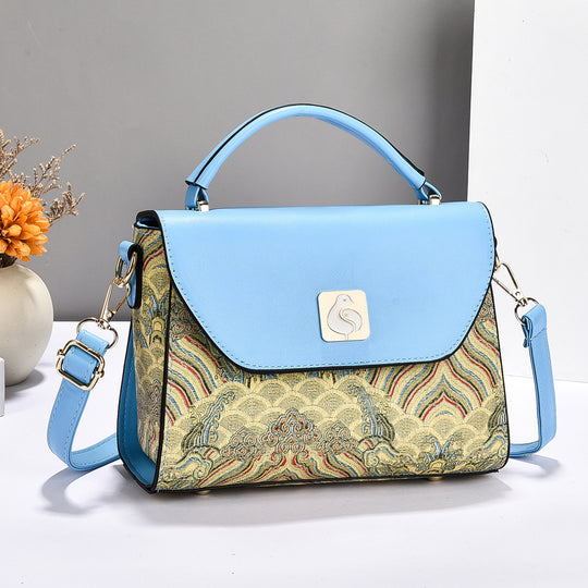 Damen Handtasche mit elegantem floralem Design und abnehmbarem Schulterriemen Nord Taschen