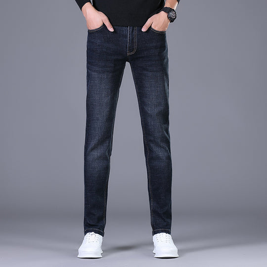 Damen Elastische Slim‑Straight-Jeans mit hohem Komfortbund Nord Taschen