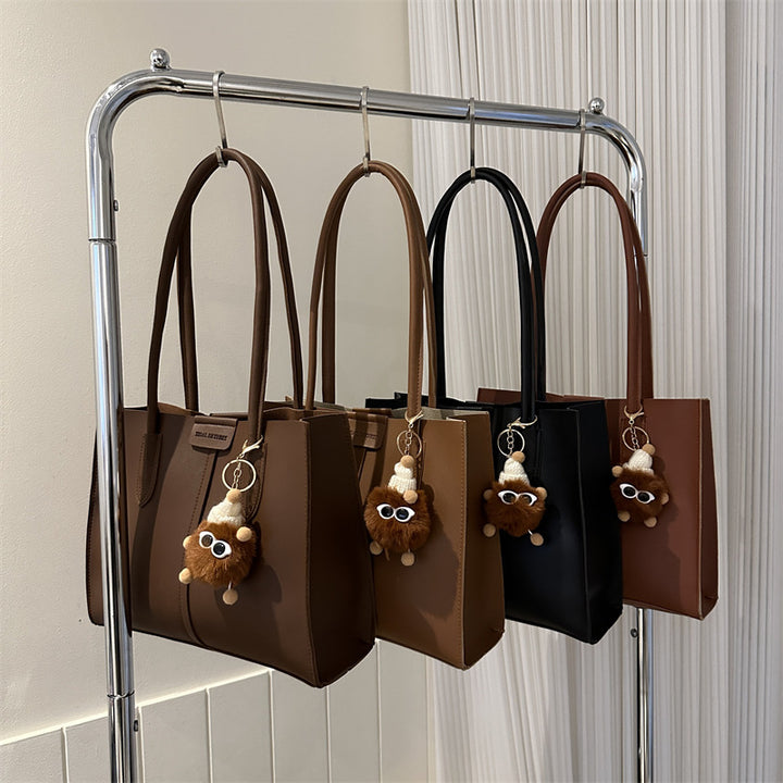 Damen Leder Schultertasche Nord Taschen