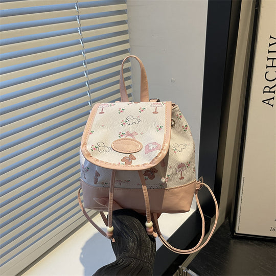 Damen Rucksacktasche mit spielerischem Design und praktischem Kordelzug Nord Taschen