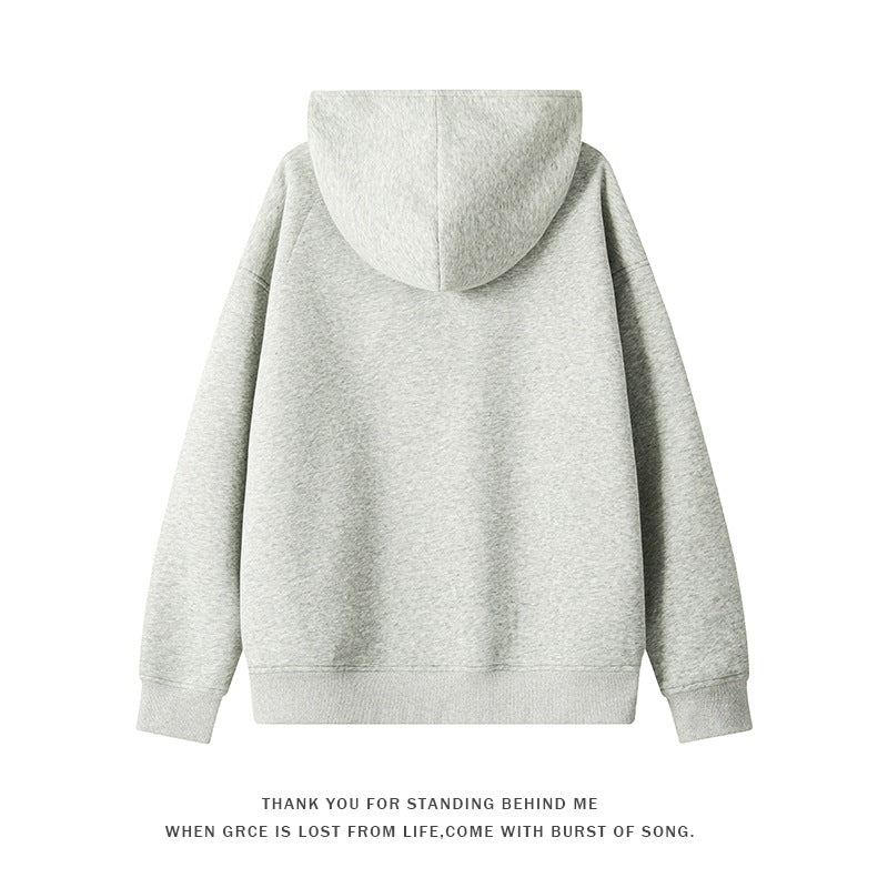 Damen asymmetrischer Kapuzenpullover mit hohem Kragen, diagonalem Reißverschluss und Kängurutaschen Nord Taschen