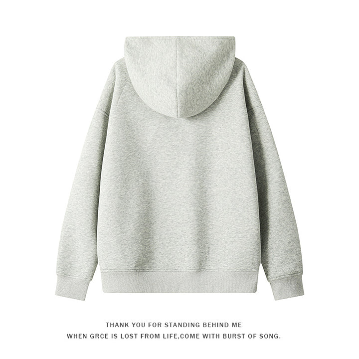 Damen asymmetrischer Kapuzenpullover mit hohem Kragen, diagonalem Reißverschluss und Kängurutaschen Nord Taschen