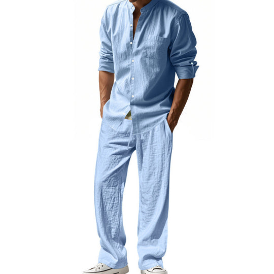 Herren lässiges Oberteil und lockere Hose Set