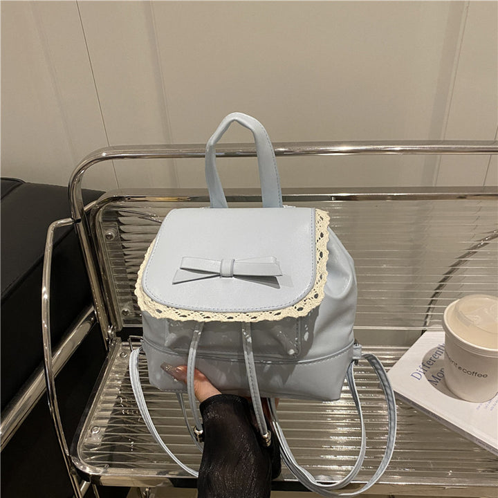 Damen Rucksacktasche mit verspieltem Spitzenaufsatz Nord Taschen