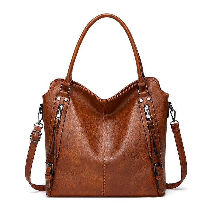 Damen Hobo-Tasche mit elegantem Reißverschlussdesign und praktischem Schultergurt Nord Taschen