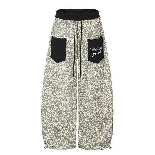 Damen Extraweite Palazzo-Loungehose im Culotte‑Schnitt mit elastischem Komfortbund, kontrastierenden Patch‑Taschen und verstellbarem Saum Nord Taschen
