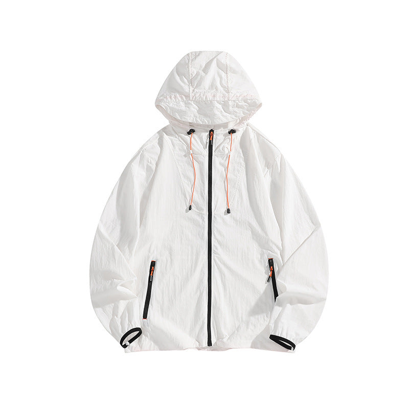 Herren Leichte Outdoorjacke mit Kapuze und praktischen Reißverschlusstaschen Nord Taschen