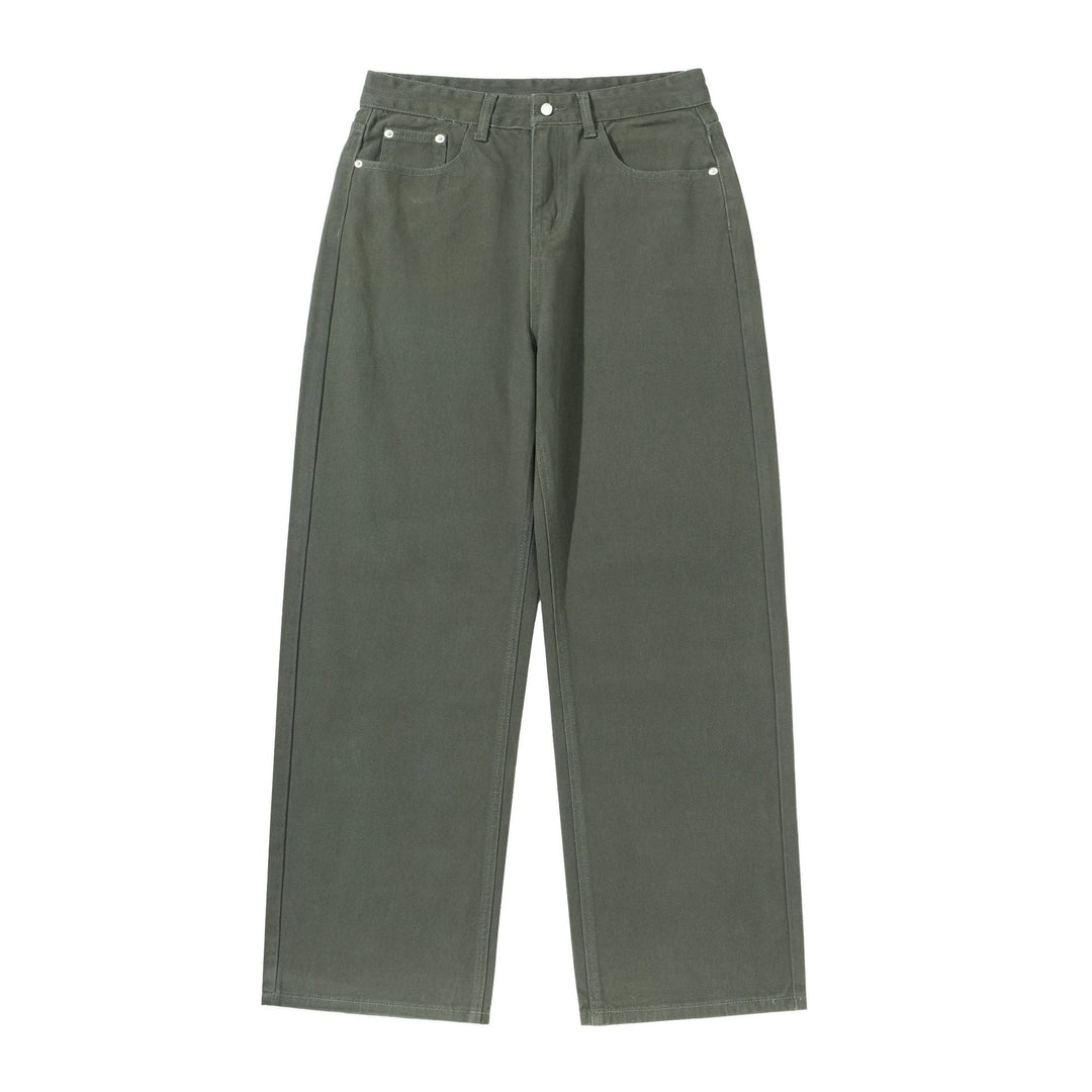 Damen Weite Cropped-Hose mit hohem Bund, geradem Bein und Five-Pocket-Design Nord Taschen