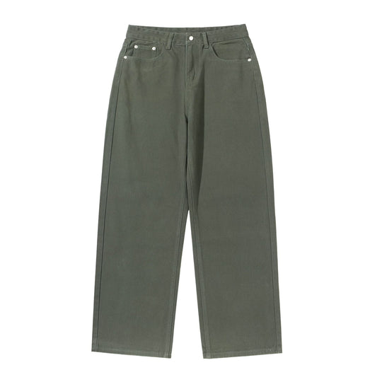 Damen Weite Cropped-Hose mit hohem Bund, geradem Bein und Five-Pocket-Design Nord Taschen