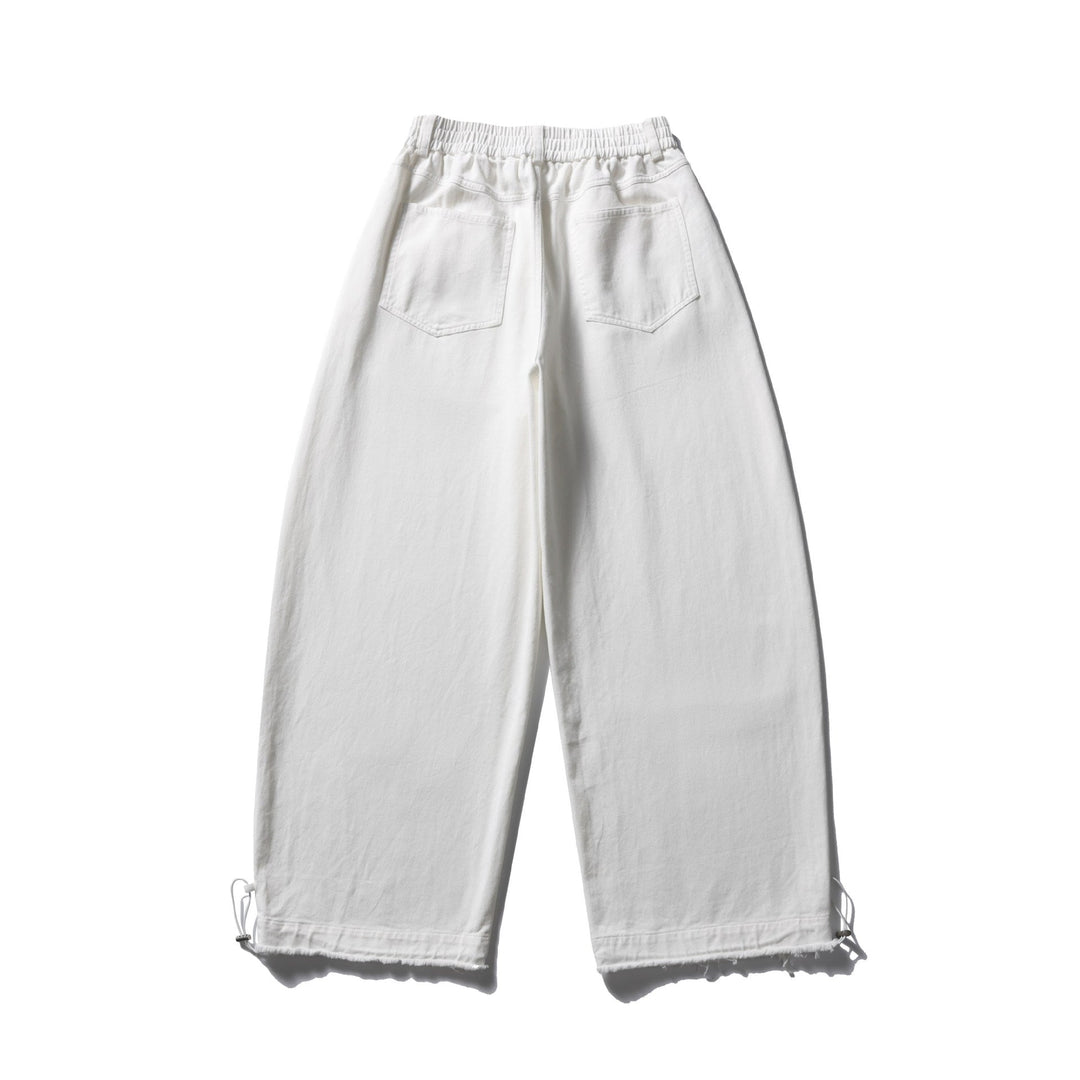 Damen Culotte-Hose im weiten Schnitt mit elastischem Bund und Kordelzug Nord Taschen