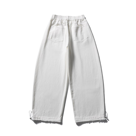 Damen Culotte-Hose im weiten Schnitt mit elastischem Bund und Kordelzug Nord Taschen