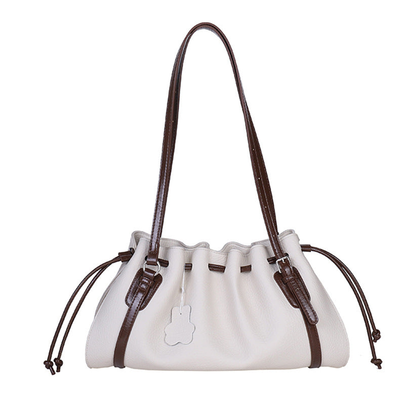 Damen Hobo-Tasche mit eleganter Raffung und charmantem Kordelzug Nord Taschen