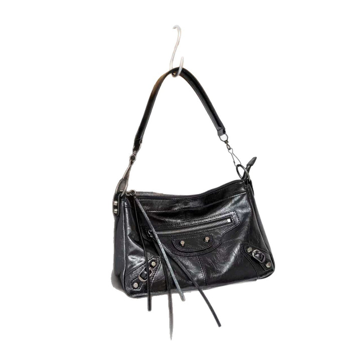 Damen hochwertige Wildlederhandtasche mit raffinierten Fransen Nord Taschen