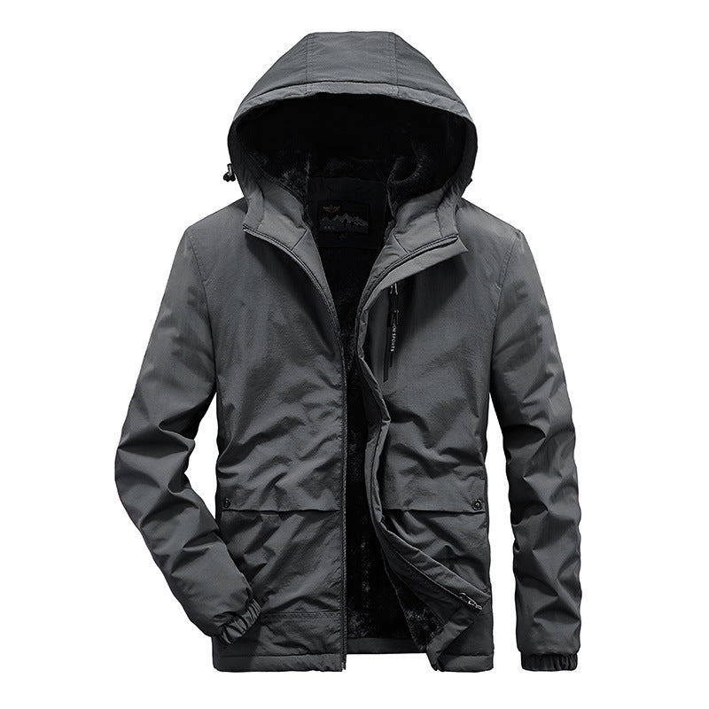 Herren Modische Übergangsjacke mit weichem Innenfutter Nord Taschen