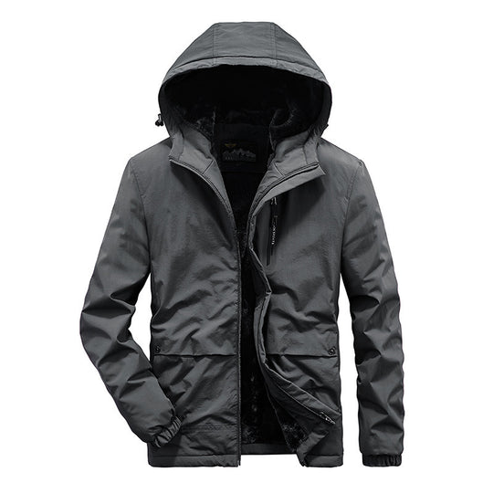 Herren Modische Übergangsjacke mit weichem Innenfutter Nord Taschen