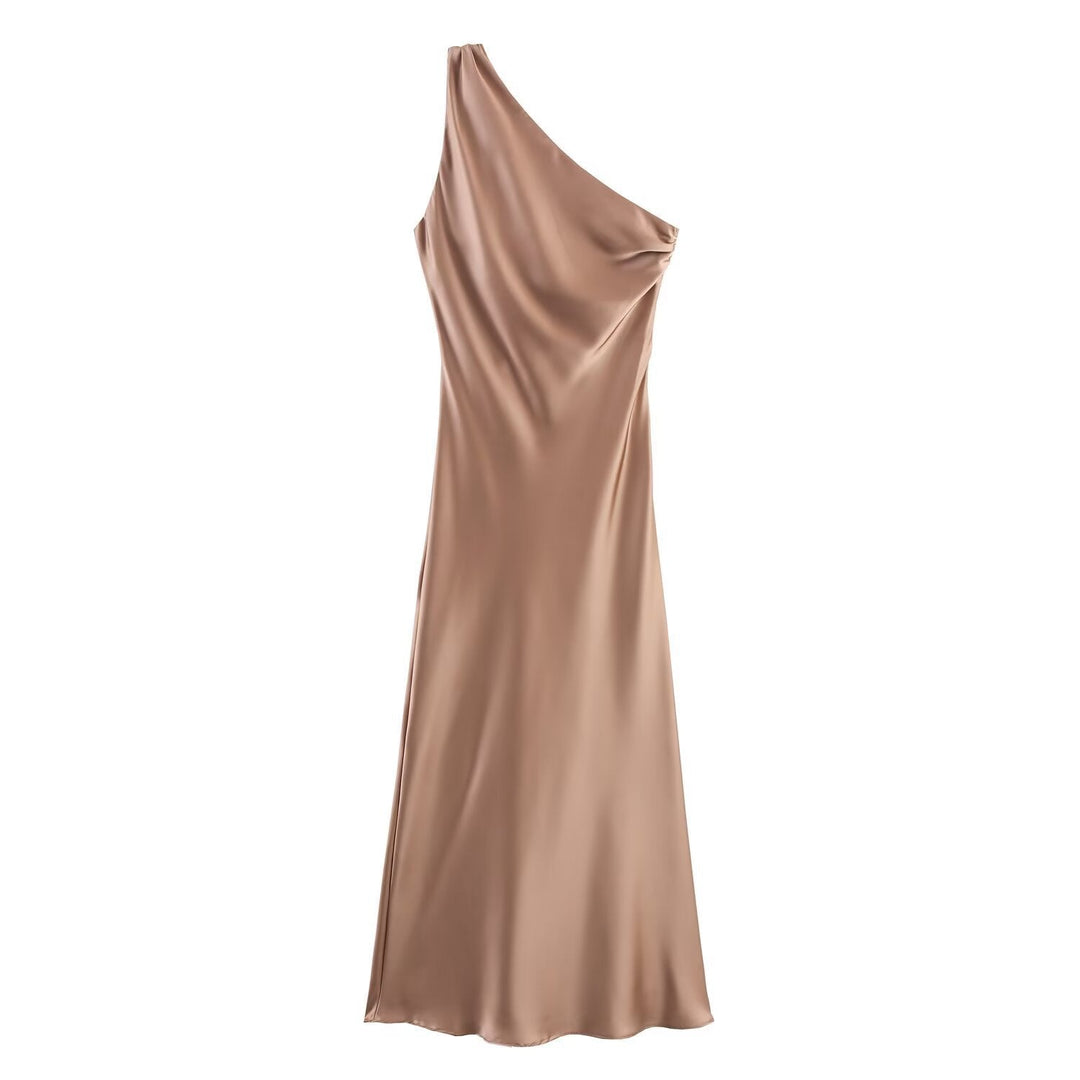 Damen Dekoratives Seidenkleid Nord Taschen