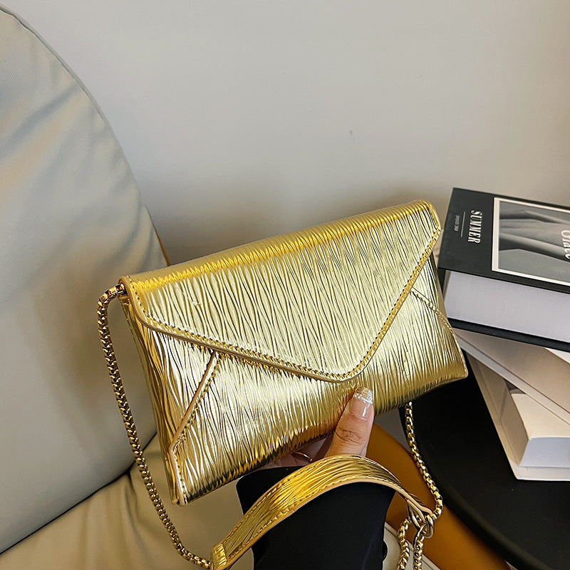 Damen elegante Clutch mit strukturiertem Design Nord Taschen