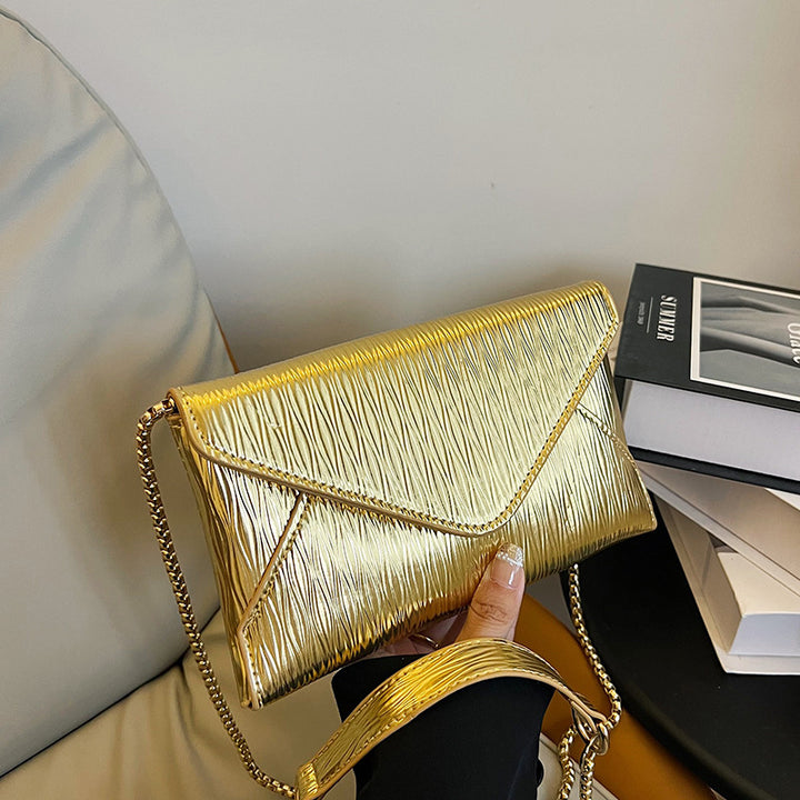 Damen elegante Clutch mit strukturiertem Design Nord Taschen