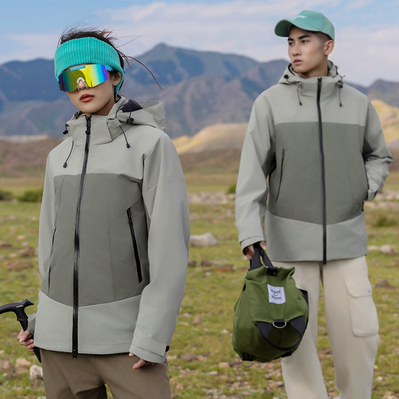 Herren zweilagige Softshell‑Outdoorjacke mit herausnehmbarem Fleece‑Innenlayer, wind‑ und wasserabweisend Nord Taschen
