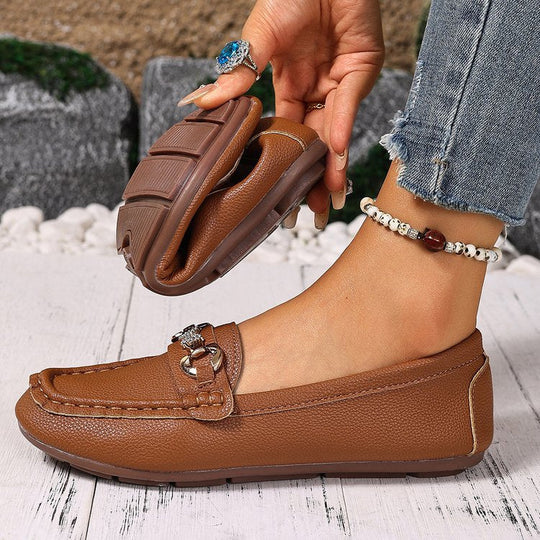 Damen Mokassins mit stylischem Schnallen-Detail Nord Taschen