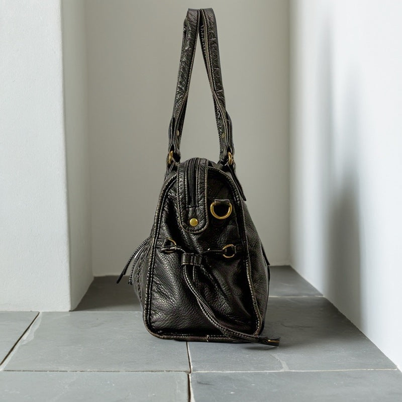 Damen Henkeltasche mit eleganter Struktur und vielseitigem Innenlayout Nord Taschen