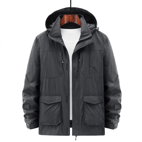 Herren Robuste Wetterjacke mit praktischen Taschen Nord Taschen