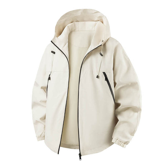 Herren Leichte Outdoorjacke mit verstellbarer Kapuze Nord Taschen