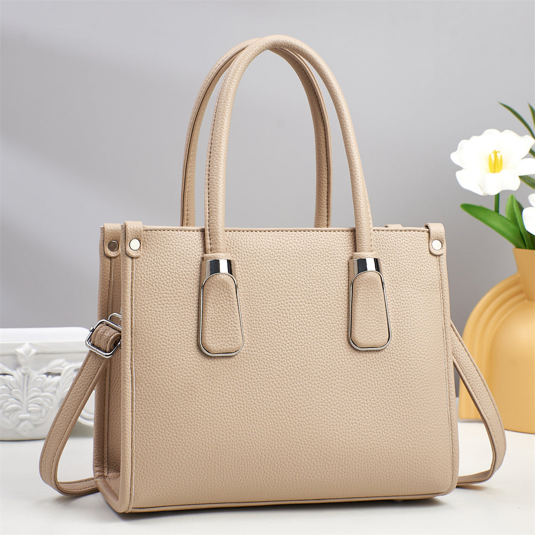 Damen handliche Handtasche mit strukturiertem Außenmaterial Nord Taschen