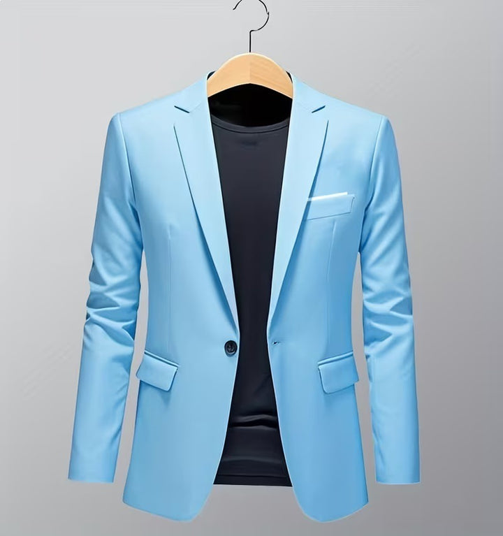Herren taillierter Business-Sakko mit Stretchkomfort und modernem Revers Nord Taschen