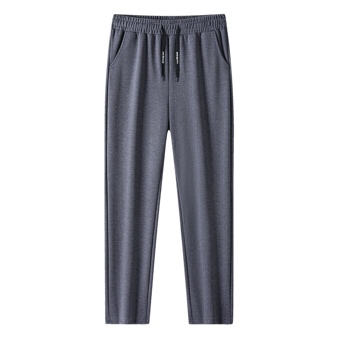Herren Jogginghose mit Fischgrätmuster, elastischem Bund und Kordelzug Nord Taschen